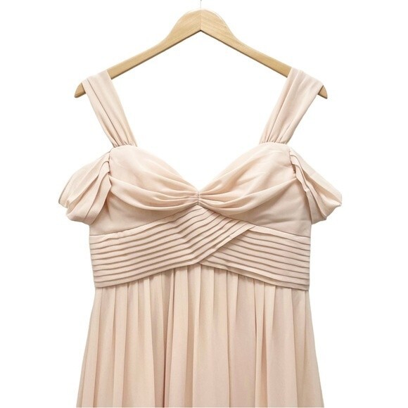 NEW Lulus Make Me Move Blush Pink Formal Floor Length Maxi Dress Size Large NWOT - Picture 4 of 11